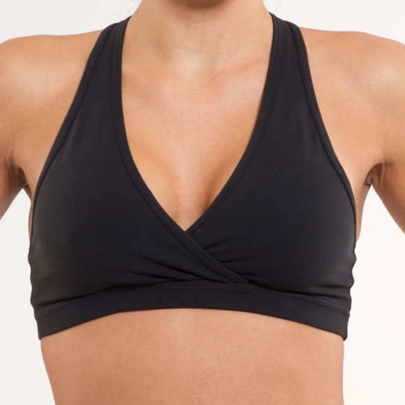 Lululemon Deep V Bra - Black - Picture 1 of 3